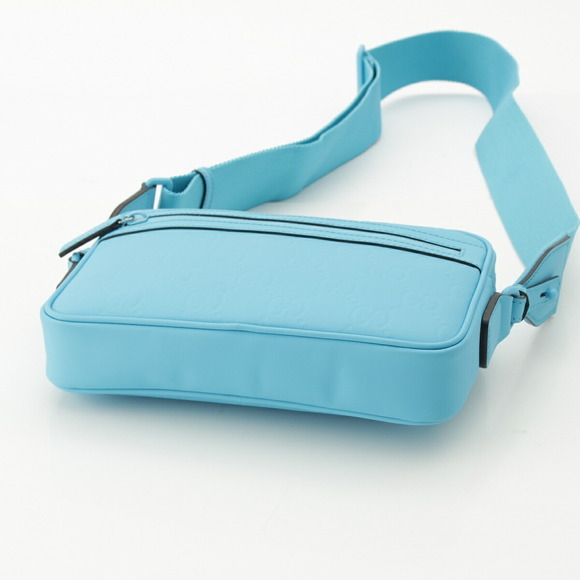 Gucci GG Effect Clutch Shoulder Bag Blue - Picture 5 of 6